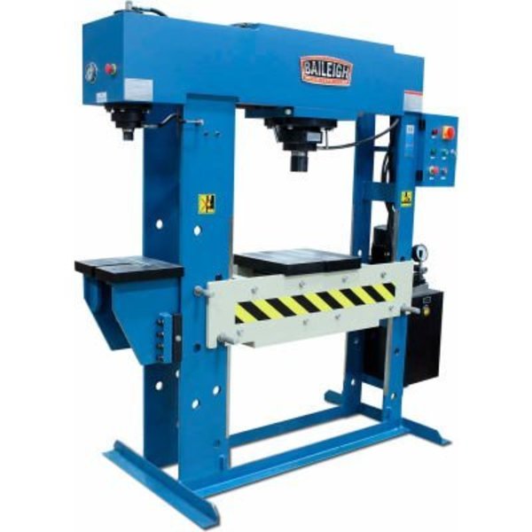 Baileigh Industrial Holdings Baileigh Industrial Two Station Hydraulic Press, 5.25 HP, 3 Phase, 220V, HSP-60M-C 1019290